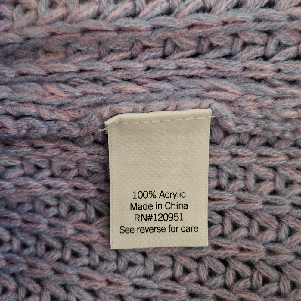 SO Women's Lilac Crew Neck Sweater - Picture 5 of 5